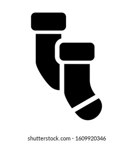 socks icon isolated sign symbol vector illustration - high quality black style vector icons
