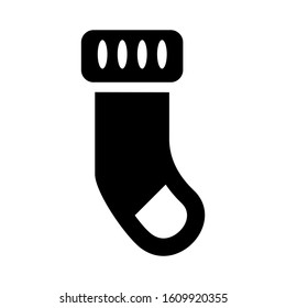 socks icon isolated sign symbol vector illustration - high quality black style vector icons
