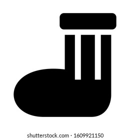 socks icon isolated sign symbol vector illustration - high quality black style vector icons

