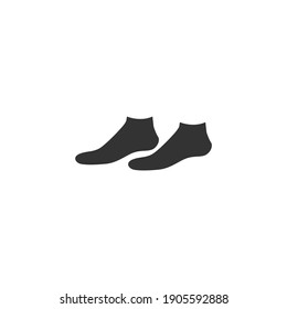 socks icon, isolated socks sign icon, vector illustration