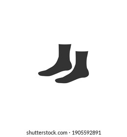 socks icon, isolated socks sign icon, vector illustration