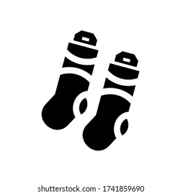socks  icon or logo isolated sign symbol vector illustration - high quality black style vector icons
