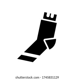 socks  icon or logo isolated sign symbol vector illustration - high quality black style vector icons
