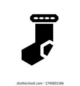 socks  icon or logo isolated sign symbol vector illustration - high quality black style vector icons
