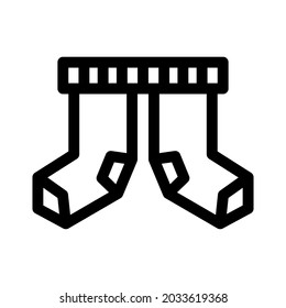socks icon or logo isolated sign symbol vector illustration - high quality black style vector icons
