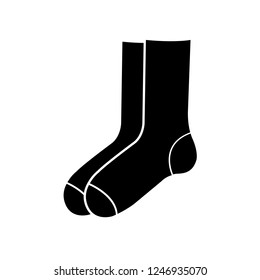 Socks icon, logo on white background