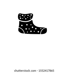 socks icon natal trendy flat style