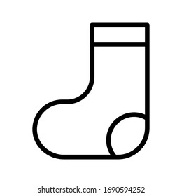 Socks icon on white background
