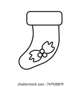 socks icon outline