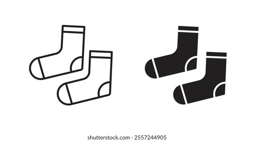 Socks Icon set. vector illustration set