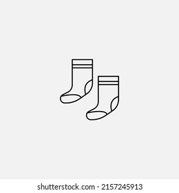 Socks icon sign vector,Symbol, logo illustration for web and mobile