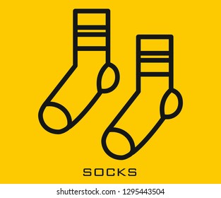 Socks icon signs
