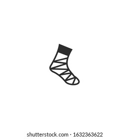 Socks Icon template color editable. Socks symbol vector sign isolated for graphic and web design.