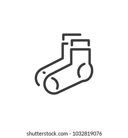 Socks icon vector