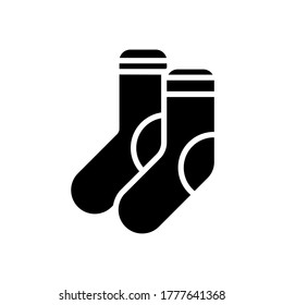 diseño de ilustración vectorial de icono de calcetines