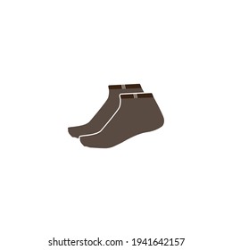 Socks icon vector illustration logo design