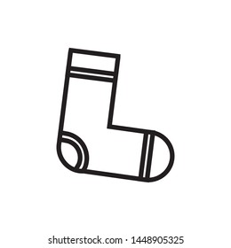 socks icon vector illustration template
