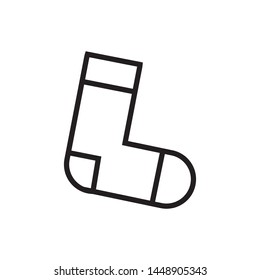 socks icon vector illustration template