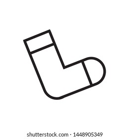 socks icon vector illustration template