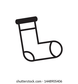 socks icon vector illustration template