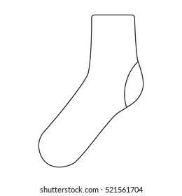 Socks icon of vector illustration for web and mobile