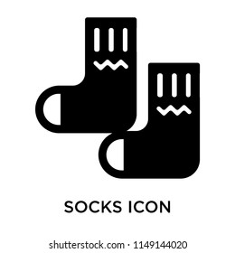 Socks icon vector isolated on white background for your web and mobile app design, Socks logo concept