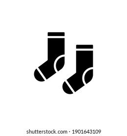 Socks icon in vector. Logotype