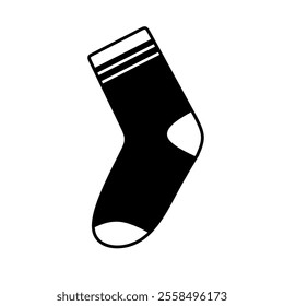 socks icon vector on white background