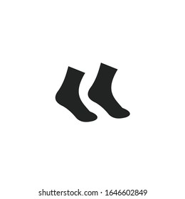 socks Icon vector sign isolated for graphic and web design. socks symbol template color editable on white background.