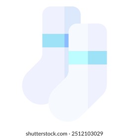 Ilustración de símbolo de Vector de icono de calcetines