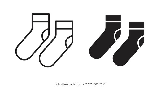 Icono de calcetines para su diseño de Sitio web, logotipo, App, interfaz de usuario. EPS10