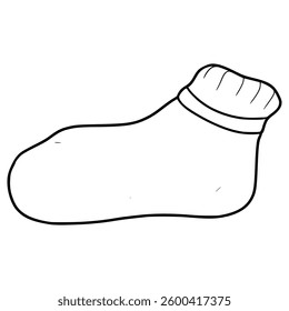 socks illustration hand drawn outline vector