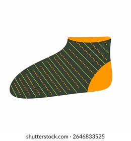 socks isolated on white background,Isolated cartoon socks,colorful winter clothes,socks illustration