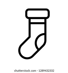 socks line icon