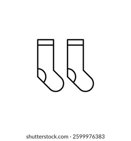 Socks line illustration vector line icon icons design
