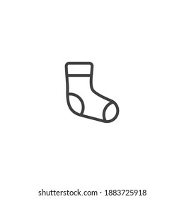 Socks logo and symbol vector flat design