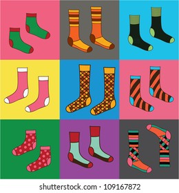 Socks seamless funny wallpaper