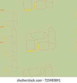 Socks  seamless pattern. Hand drawn.