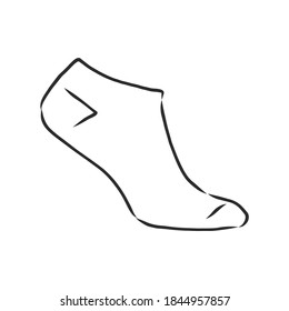 socks. Sketch style. Editable Vector Illustration isolated on white background. socks, vector sketch illustration