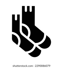 socks solid icon illustration vector graphic
