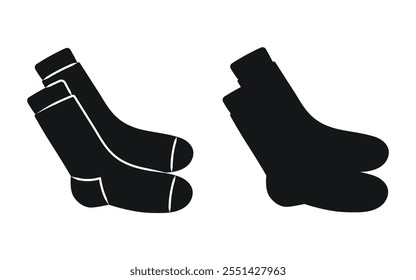 Socks, stocking, clothing silhouette, men and women wardrobe
