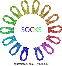 socks stockings vector