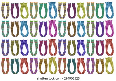 socks stockings vector