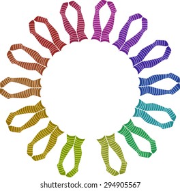 socks stockings vector