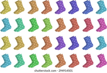 socks vector