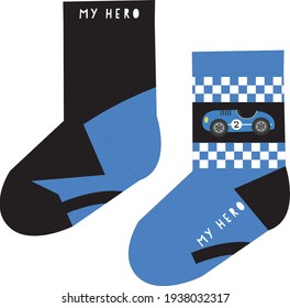 socks vector design pattern sketch