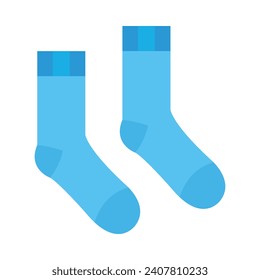 Socks Vector Flat Icon For Personal And Commercial Use.
