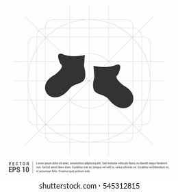 socks vector icon

