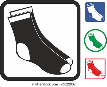 Socks vector icon