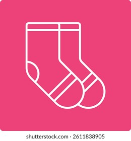Socks vector icon. Can be used for printing, mobile and web applications.